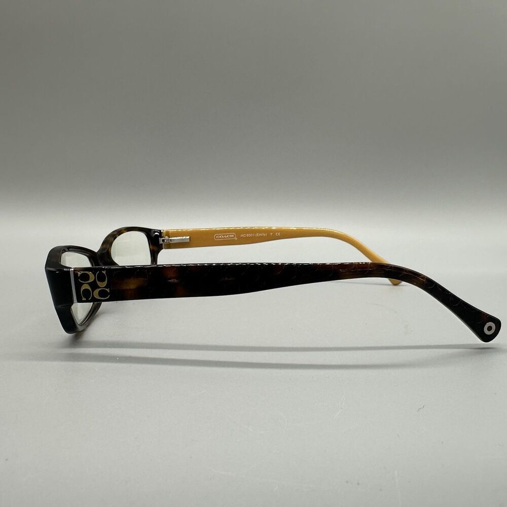 Coach HC6001 Emily 5055 Dark Tortoise Eyeglass FRAMES ONLY 50 15 135 - Picture 2 of 9